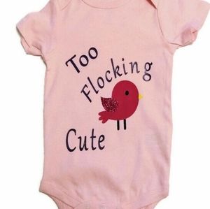Cute baby girl onesie NEW
